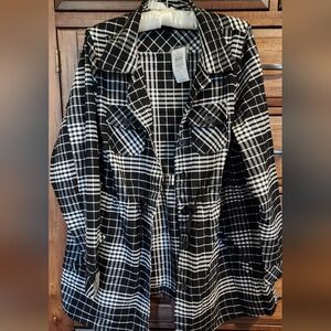 Torrid Plaid Brushed Cotton Shacket